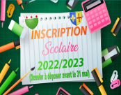 Inscription pour la rentrée scolaire 2022-2023 au RPI de ROCLINCOURT & ÉCURIE