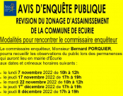 Enquête publique pour la révision du zonage d'assainissement de la commune d'Écurie du lundi 7 novembre 10h00 au jeudi 8 décembre 19h00