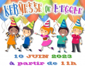 Les enfants du RPI vous invitent à leur fête de l’école, le samedi 10 juin 2023, à partir de 11h.  dans la cour de l’école Cousteau de Roclincourt,   rue de Thélus.